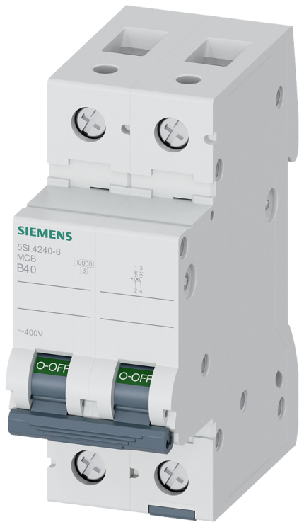 5SL4240-6 CIRCUIT BREAKER 10KA 2POLE B40