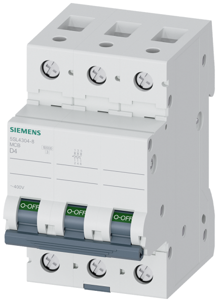 5SL4304-8 CIRCUIT BREAKER 10KA 3POLE D4