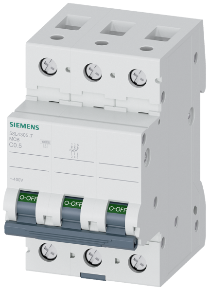 5SL4305-7 CIRCUIT BREAKER 10KA 3POLE C0,5
