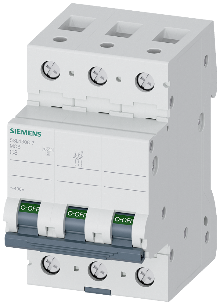 G_I202_XX_78992P 5SL4308-7 CIRCUIT BREAKER 10KA 3POLE C8 - Зображення 1