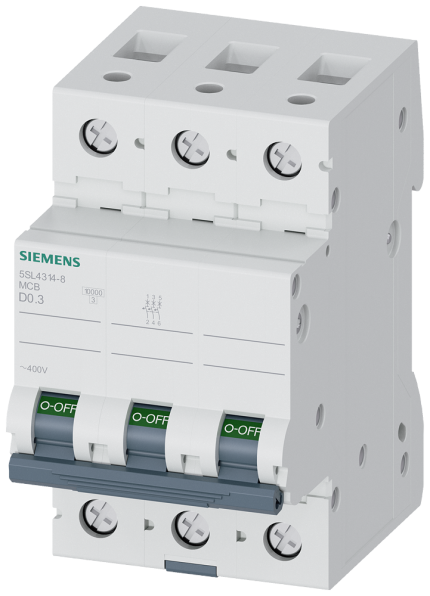 5SL4314-8 CIRCUIT BREAKER 10KA 3POLE D0,3