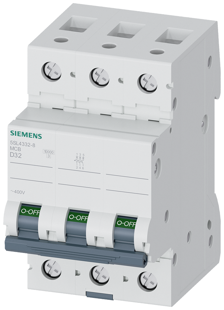 G_I202_XX_79061P 5SL4332-8 CIRCUIT BREAKER 10KA 3POLE D32 - Зображення 1
