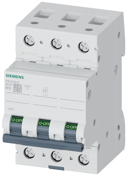 5SL6313-6 CIRCUIT BREAKER 6KA 3POL B13