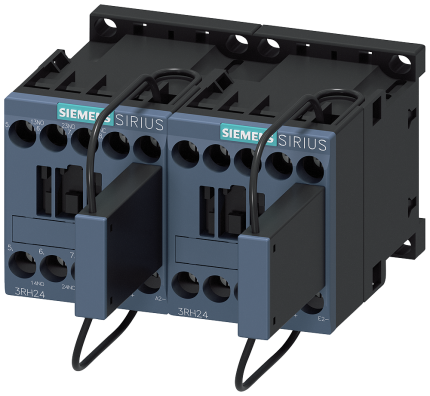 3RH2422-1LF40-0LA0 LATCHED CONTACTOR RELAY RAIL, 2N...