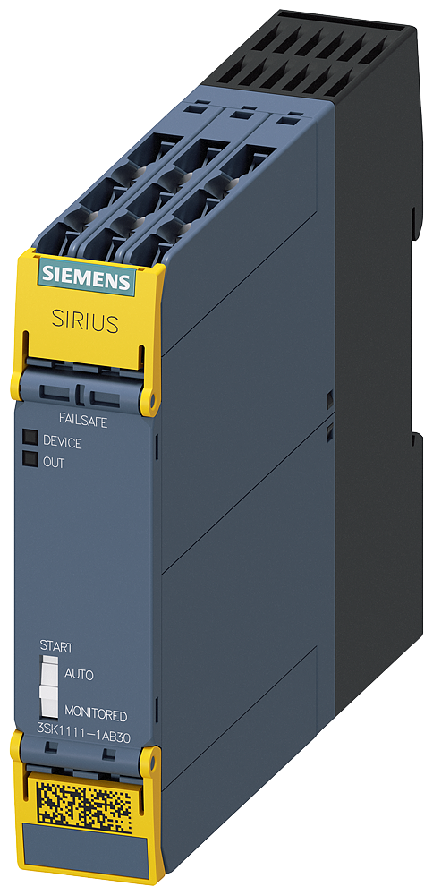 G_IC03_XX_03953P 3SK1111-1AB30 SIRIUS SAFETY RELAY STD RELAYS 3... - Зображення 1