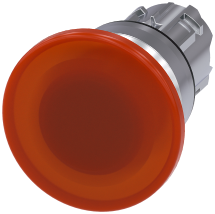 3SU1051-1BD00-0AA0 Illum. mushroom pushbutton, 40mm...