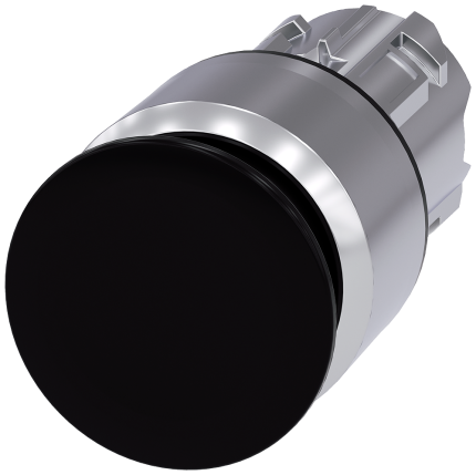 3SU1050-1AA10-0AA0 Mushroom pushbutton, 30mm, black