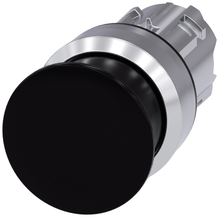 3SU1050-1AD10-0AA0 Mushroom pushbutton, 30mm, black