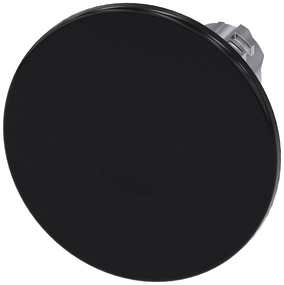 G_IC03_XX_06724P 3SU1050-1CD10-0AA0 Mushroom pushbutton, 60mm, black - Зображення 1