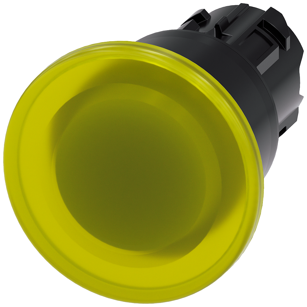 G_IC03_XX_06848P 3SU1001-1BA30-0AA0 Illum. mushroom pushbutton, 40mm... - Зображення 1