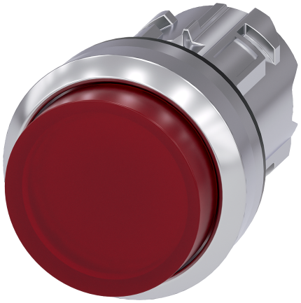 3SU1051-0BB20-0AA0  Illuminated pushbutton, red