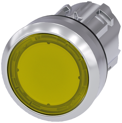 3SU1051-0AB30-0AA0 Illuminated pushbutton, yellow