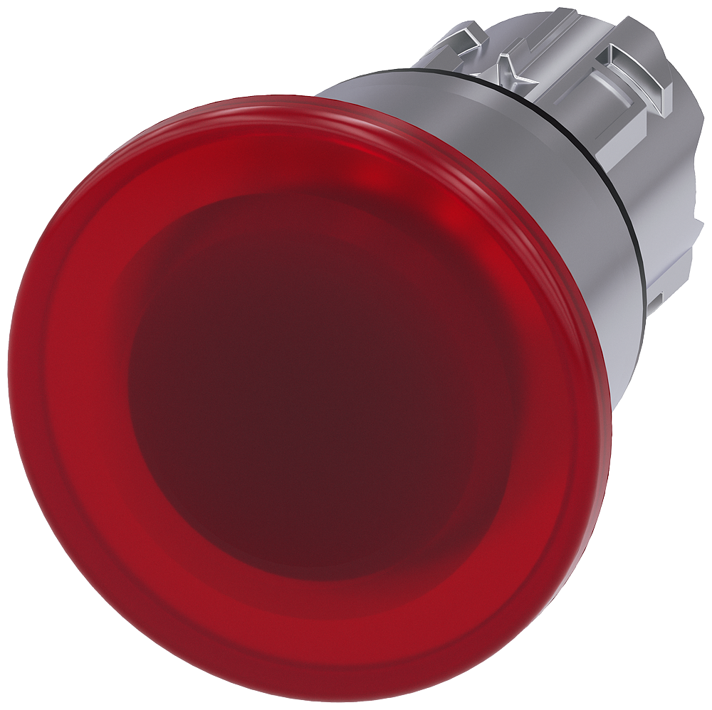 G_IC03_XX_06965P 3SU1051-1BA20-0AA0 Illumin. mushroom pushbutton, 40... - Зображення 1