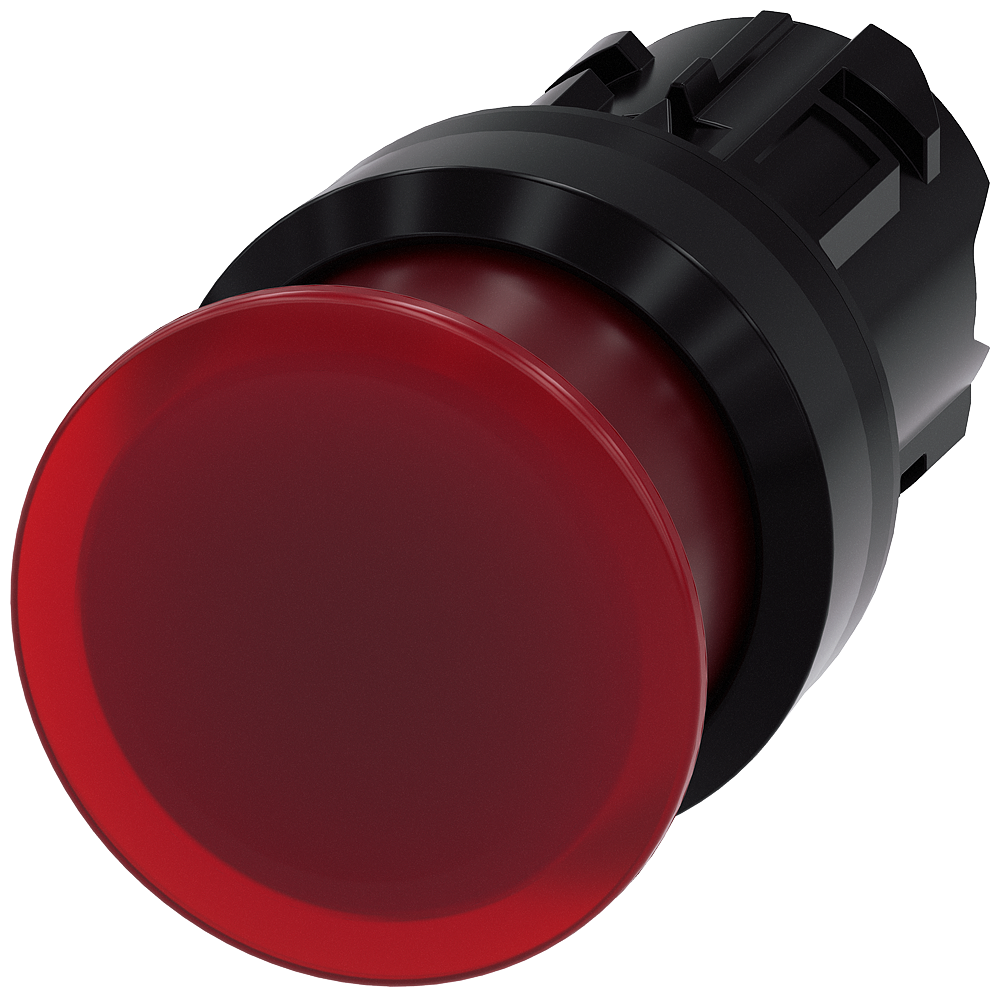 G_IC03_XX_06972P 3SU1001-1AD20-0AA0 Illum. mushroom pushbutton, 30mm... - Зображення 1