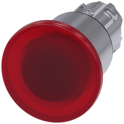 3SU1051-1ED20-0AA0 Illumin. mushroom pushbutton, 40...