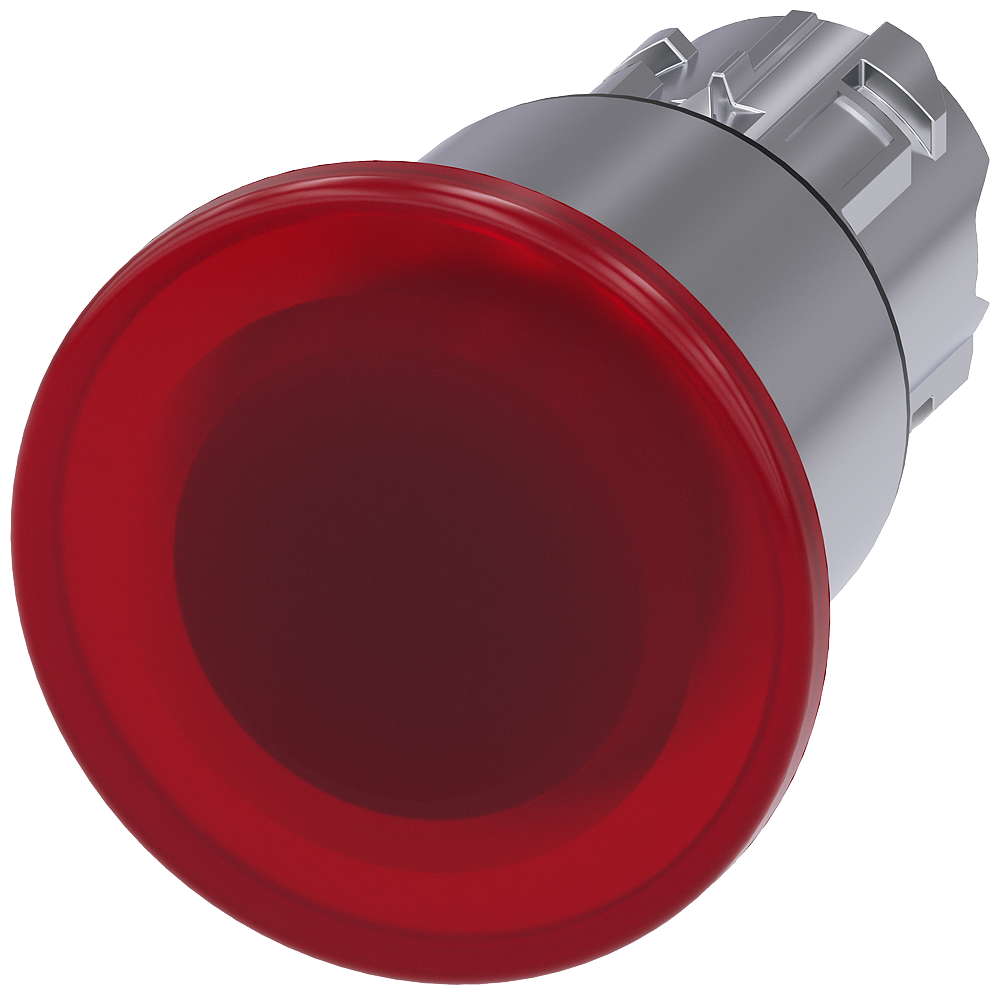 G_IC03_XX_06977P 3SU1051-1ED20-0AA0 Illumin. mushroom pushbutton, 40... - Зображення 1