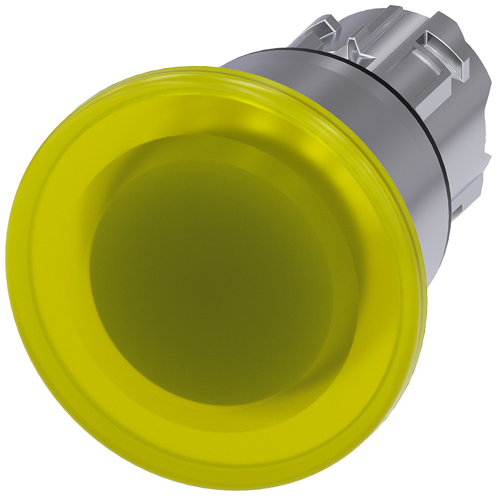 G_IC03_XX_06984P 3SU1051-1BA30-0AA0 Illum. mushroom pushbutton, 40mm... - Зображення 1