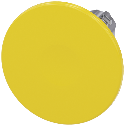 3SU1050-1CD30-0AA0 Mushroom pushbutton, 60mm, yellow