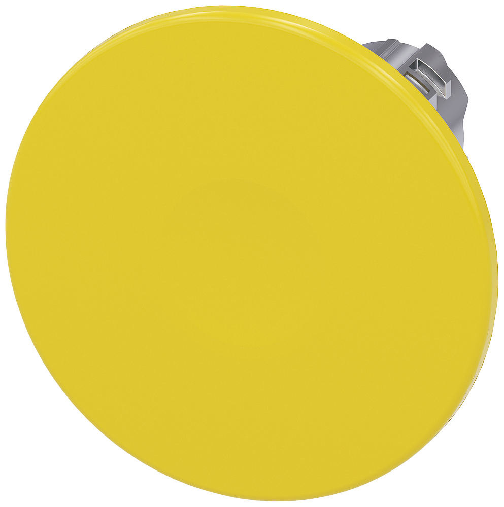 G_IC03_XX_06993P 3SU1050-1CD30-0AA0 Mushroom pushbutton, 60mm, yellow - Зображення 1