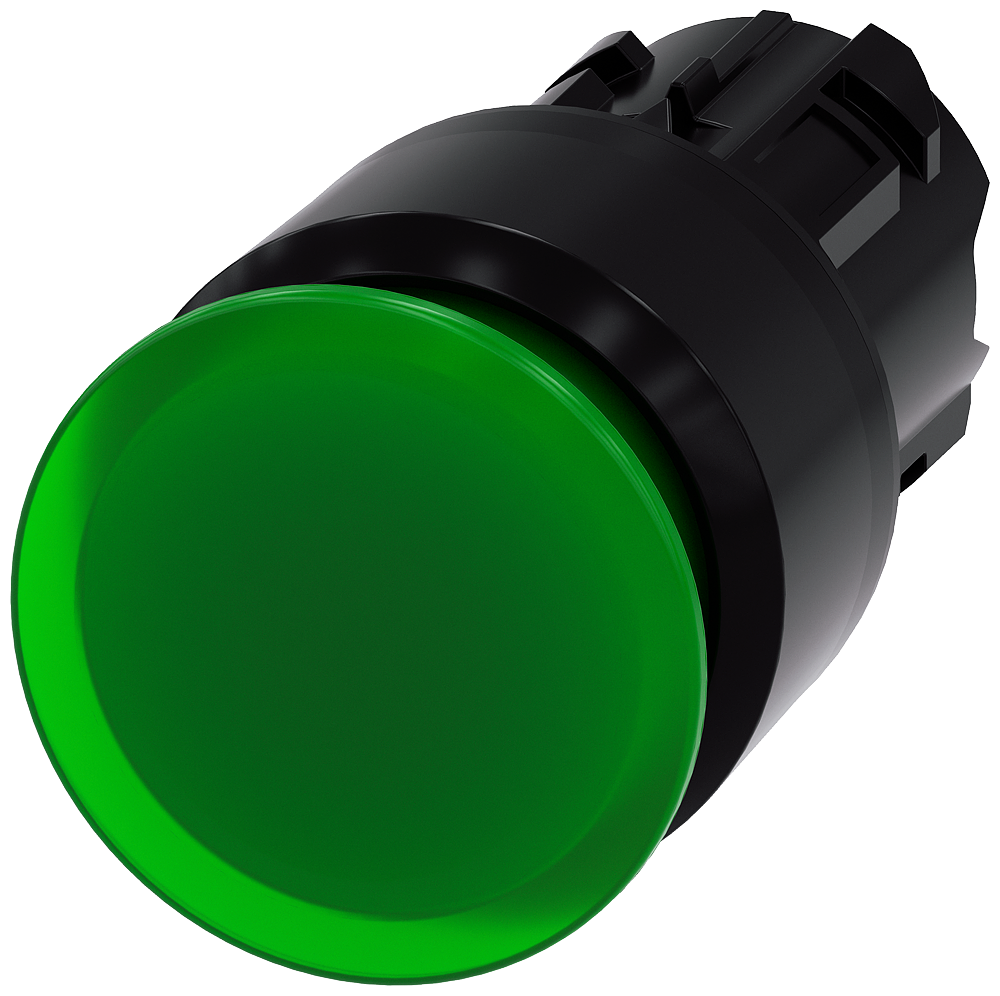 G_IC03_XX_06994P 3SU1001-1AA40-0AA0 Illum. mushroom pushbutton, 30mm... - Зображення 1