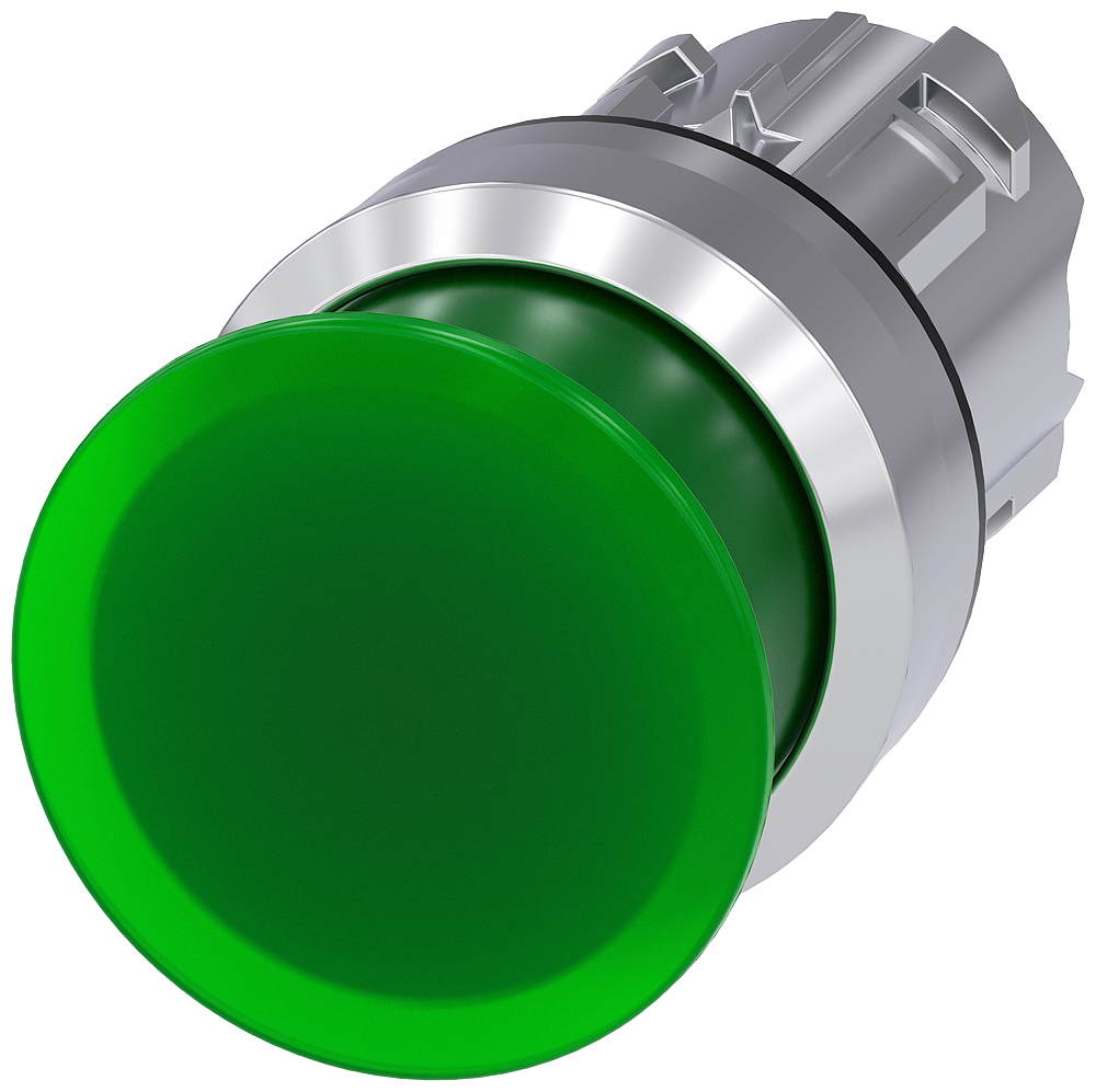G_IC03_XX_07005P 3SU1051-1AD40-0AA0 Illum. mushroom pushbutton, 30mm... - Зображення 1