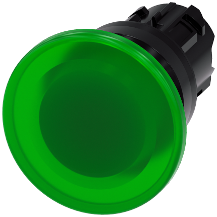 3SU1001-1BD40-0AA0  Illum. mushroom pushbutton, 40mm...