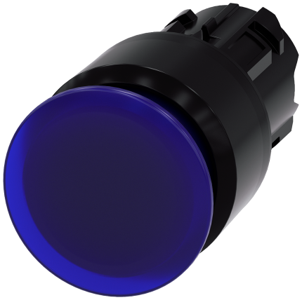 3SU1001-1AA50-0AA0 Illum. mushroom pushbutton, 30mm...