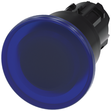 3SU1001-1BA50-0AA0 Illum. mushroom pushbutton, 40mm...