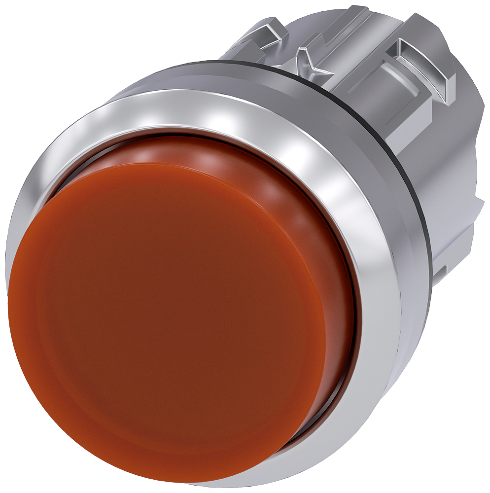 G_IC03_XX_07042P 3SU1051-0BB00-0AA0 Illuminated pushbutton, amber - Зображення 1