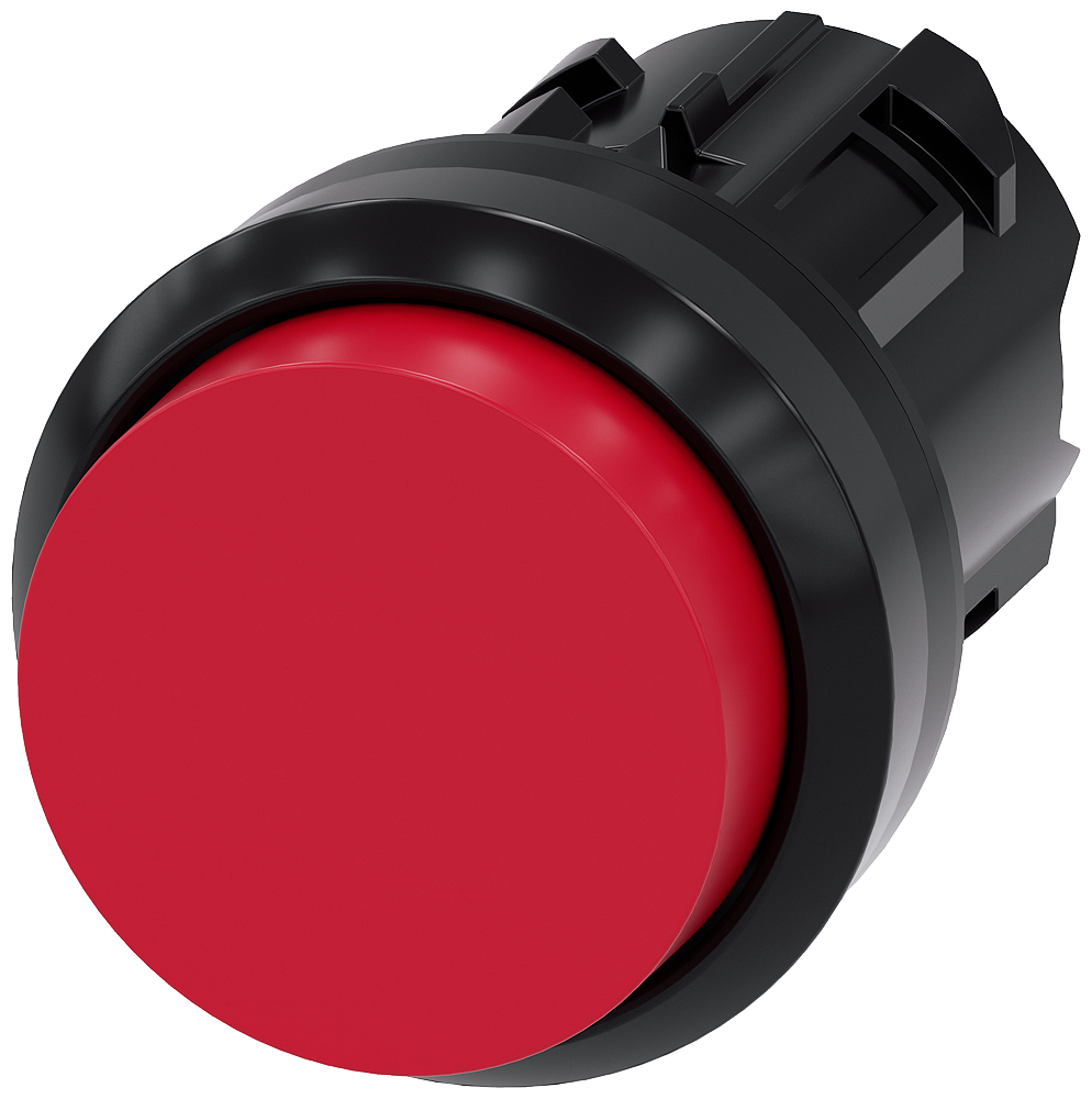 G_IC03_XX_07046P 3SU1000-0BB20-0AA0 Pushbutton, red - Зображення 1