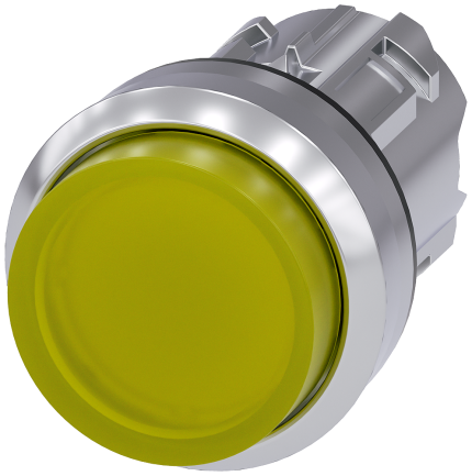 3SU1051-0BB30-0AA0  Illuminated pushbutton, yellow