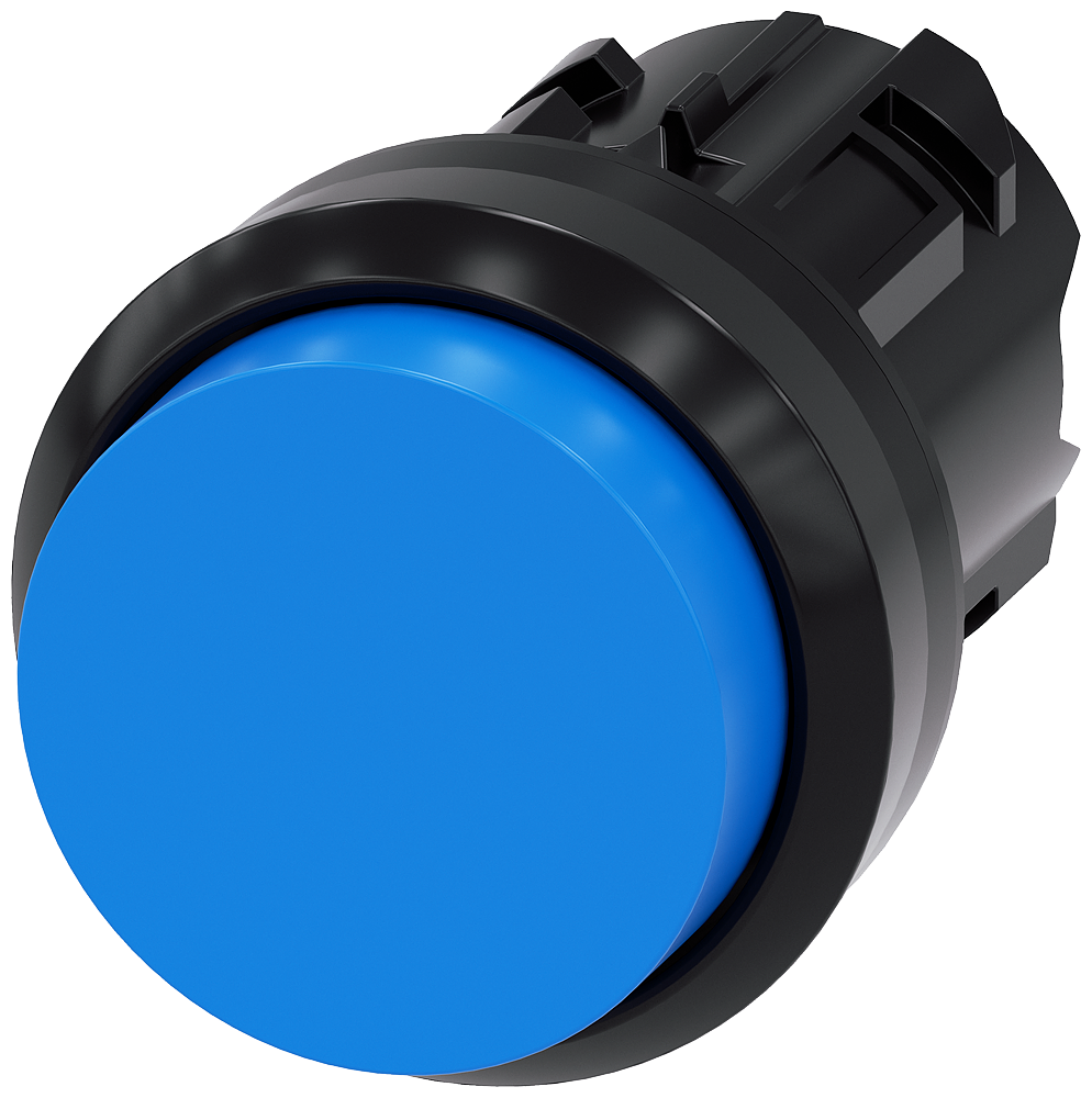 G_IC03_XX_07061P 3SU1000-0BB50-0AA0 Pushbutton, blue - Зображення 1