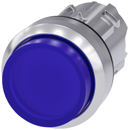 3SU1051-0BB50-0AA0  Illuminated pushbutton, blue