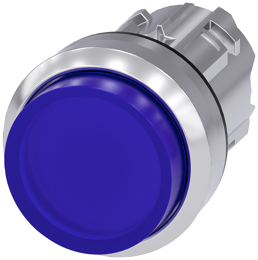 G_IC03_XX_07066P 3SU1051-0BB50-0AA0 Illuminated pushbutton, blue - Зображення 1