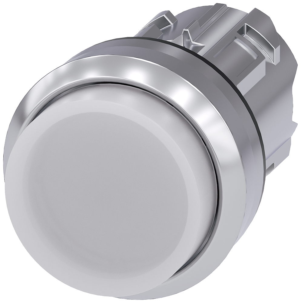 G_IC03_XX_07070P 3SU1051-0BB60-0AA0 Illuminated pushbutton, white - Зображення 1