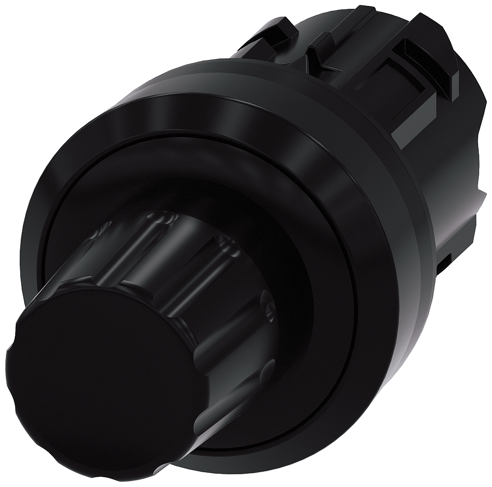 G_IC03_XX_07073P 3SU1000-0HC10-0AA0 Stop pushbutton, black - Зображення 1