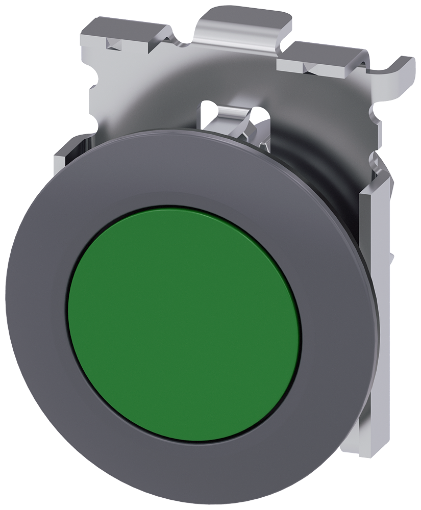 G_IC03_XX_07079P 3SU1060-0JB40-0AA0 Pushbutton, green - Зображення 1