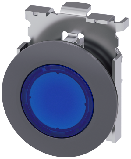 3SU1061-0JB50-0AA0  Illuminated pushbutton, blue