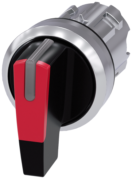 3SU1052-2CP20-0AA0  Selector switch, I>O-II, red