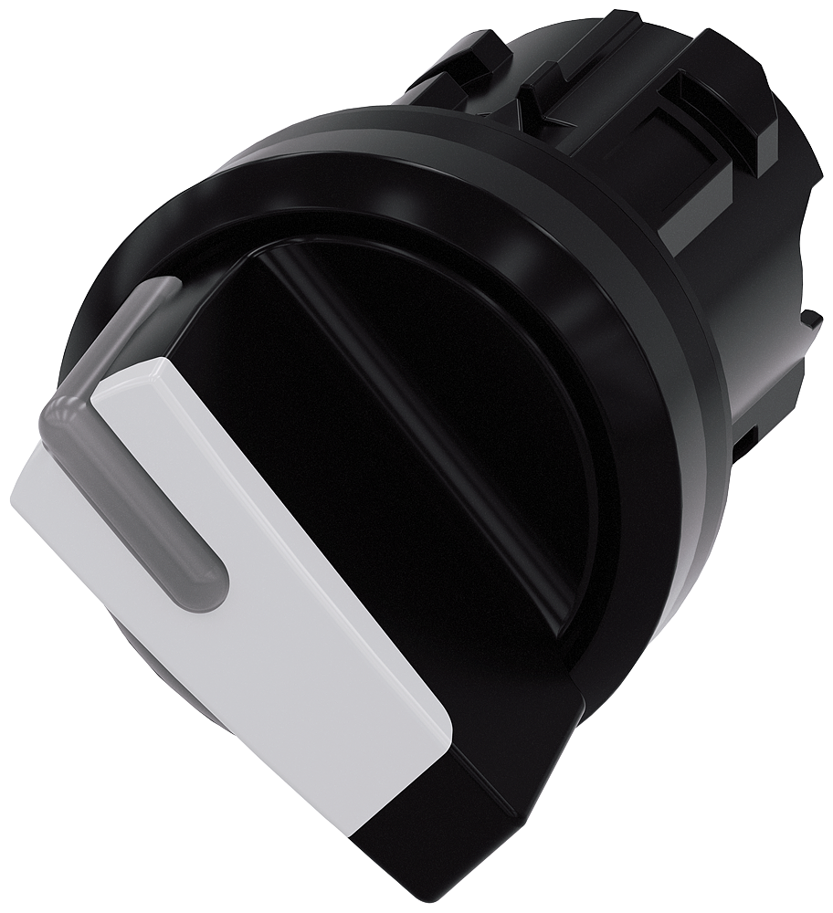G_IC03_XX_07118P 3SU1002-2BC60-0AA0 Selector switch, O<I, white - Зображення 1