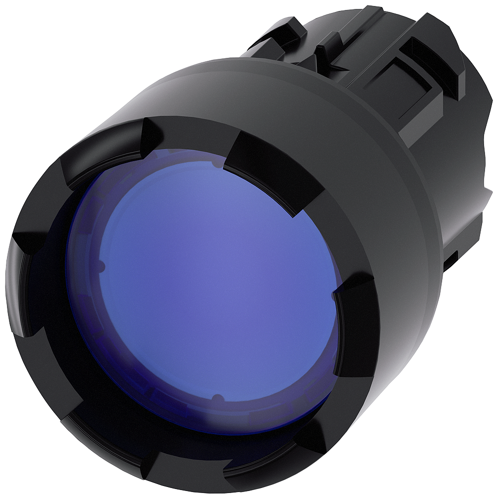 G_IC03_XX_07147P 3SU1001-0DB50-0AA0 Illuminated pushbutton, blue - Зображення 1