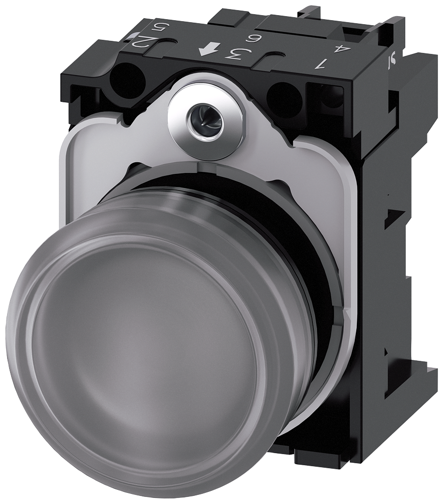 G_IC03_XX_07243P 3SU1106-6AA70-1AA0 Indicator light, clear - Зображення 1