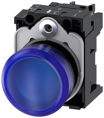 3SU1102-6AA50-1AA0 Indicator light, blue
