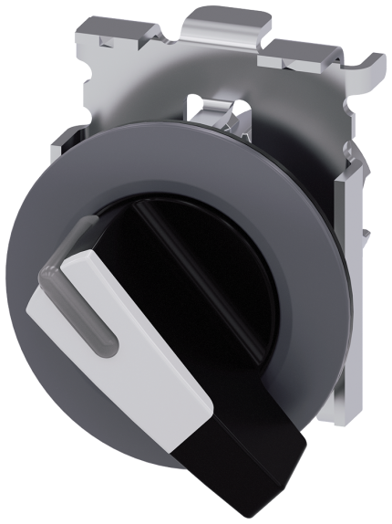 3SU1062-2EF60-0AA0 Selector switch, O-I, white