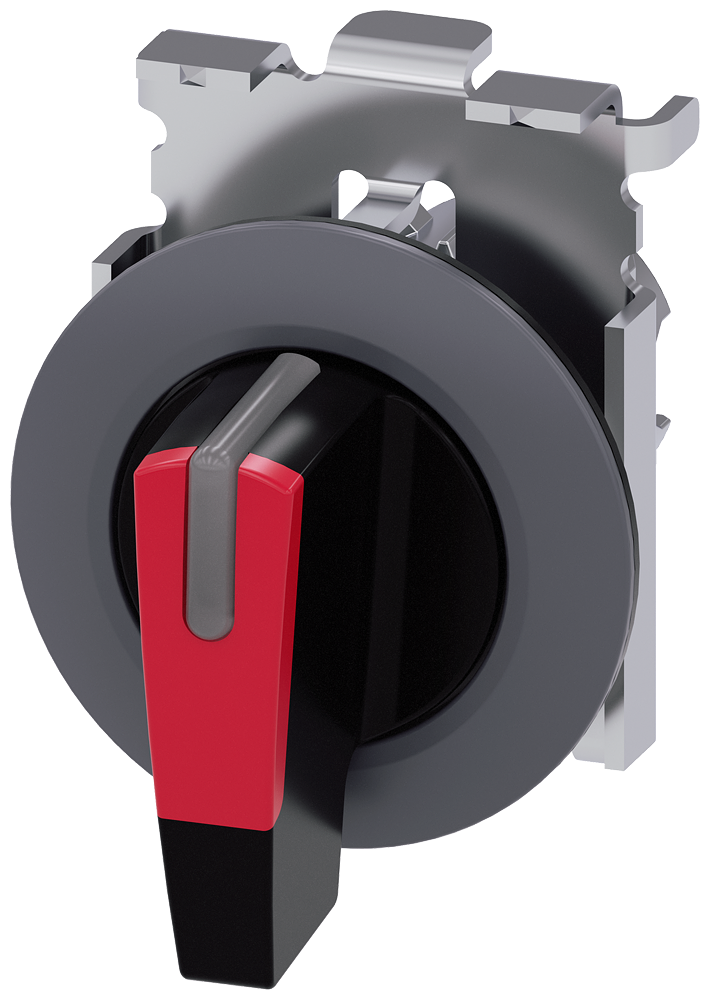 G_IC03_XX_07319P 3SU1062-2EL20-0AA0 Selector switch, I-O-II, red - Зображення 1