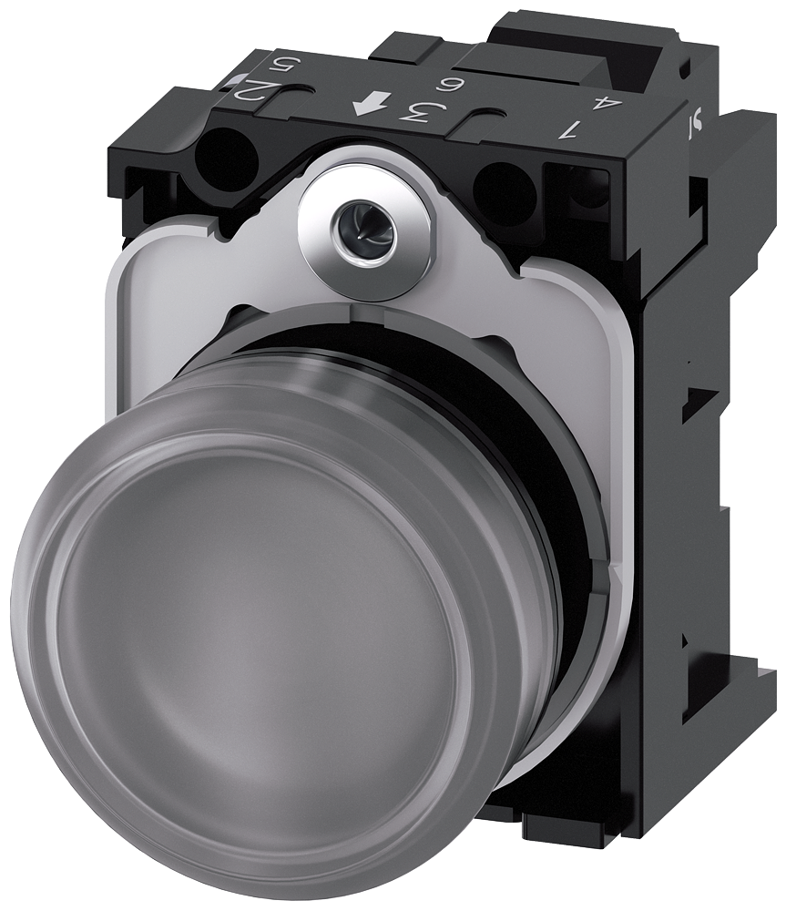 G_IC03_XX_07321P 3SU1106-6AA70-3AA0 Indicator light, clear - Зображення 1