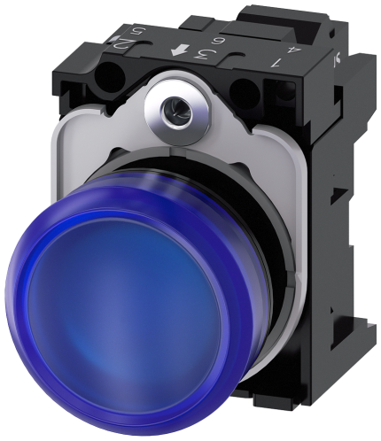 3SU1106-6AA50-3AA0  Indicator light, blue