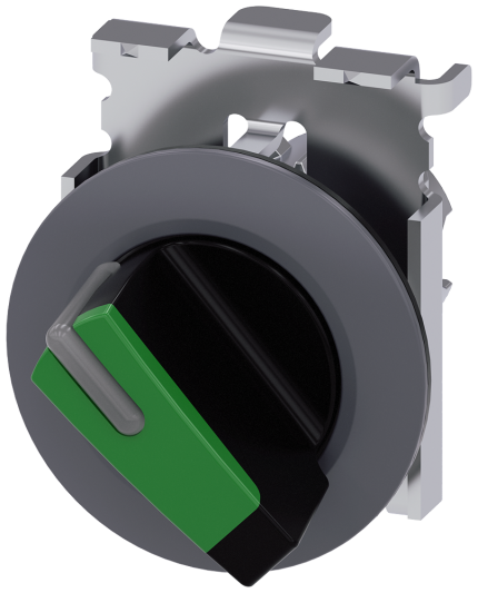 3SU1062-2DC40-0AA0  Selector switch, O-I, green