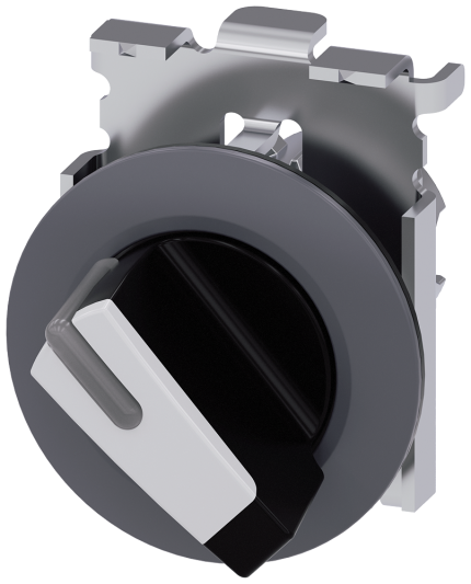 3SU1062-2DC60-0AA0  Selector switch, O-I, white