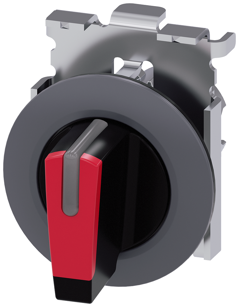 G_IC03_XX_07338P 3SU1062-2DL20-0AA0 Selector switch, I-O-II, red - Зображення 1